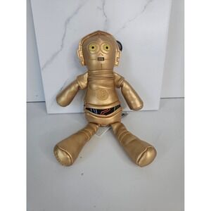Scentsy Star Wars C-3PO Buddy Clip Gold Metallic Plush Droid Backpack Charm